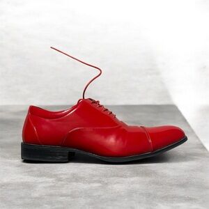 Stacy Adams Red Oxford Shoes